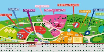 Mapa plaży Tuluza